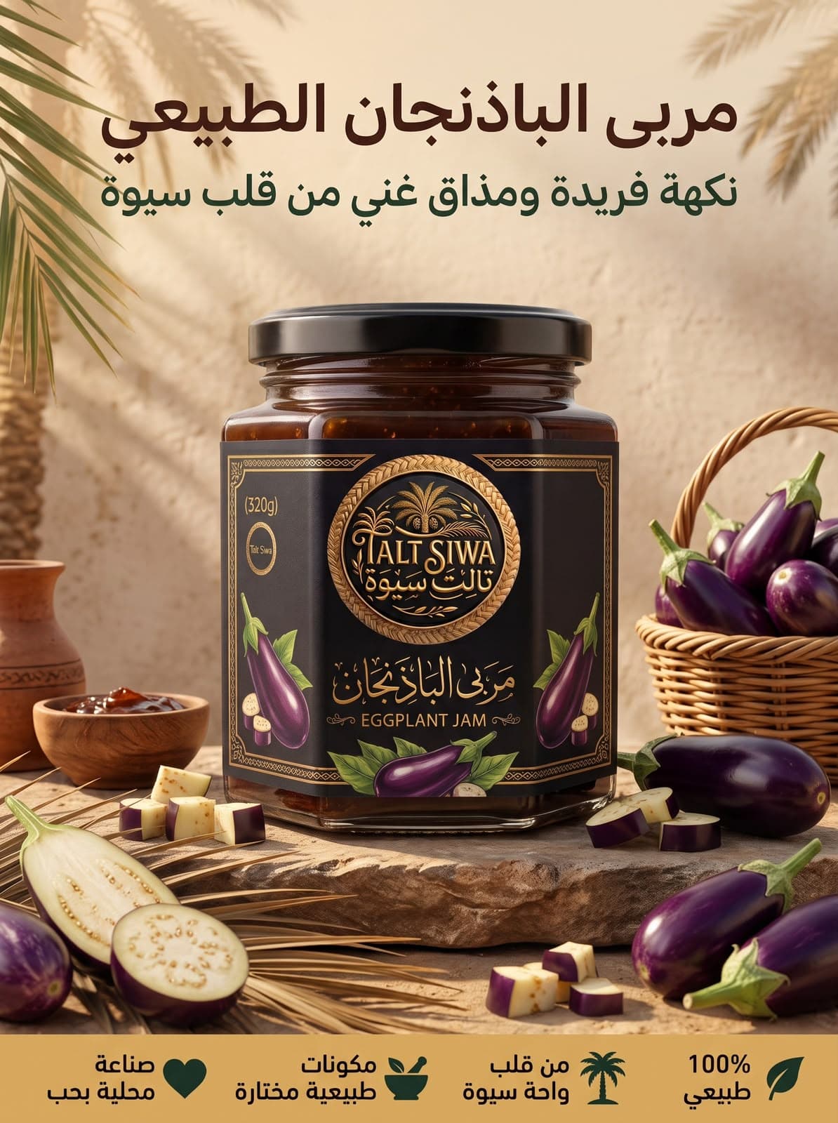 مربى الباذنجان الطبيعي