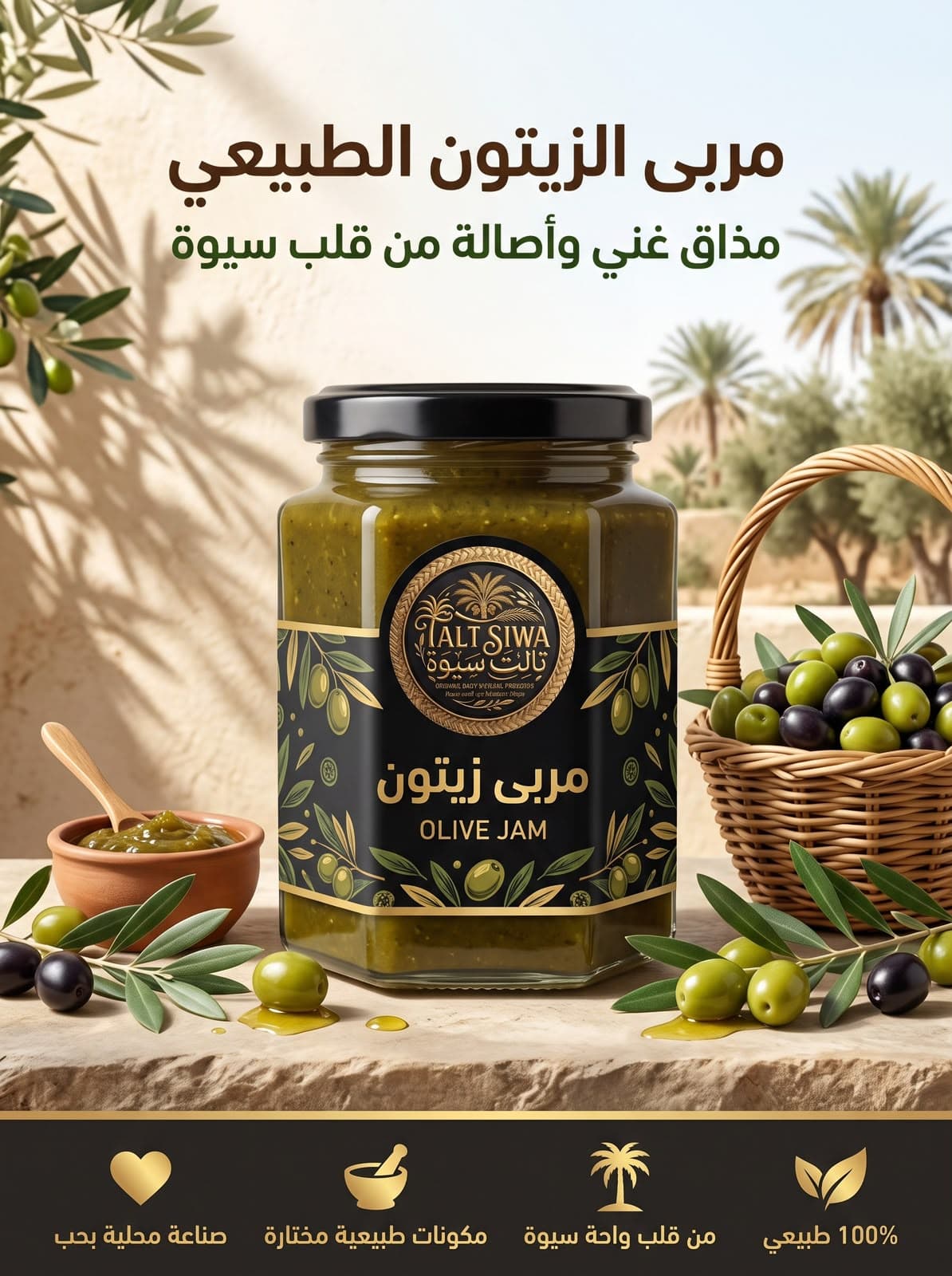 مربى الزيتون الطبيعي
